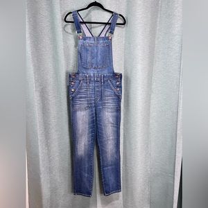 Madewell Skinny Overalls in Jansing Wash